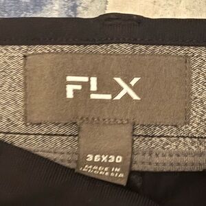 Men’s FLX Premium Slim Fit Chino Pants size 36 X 30 (black)